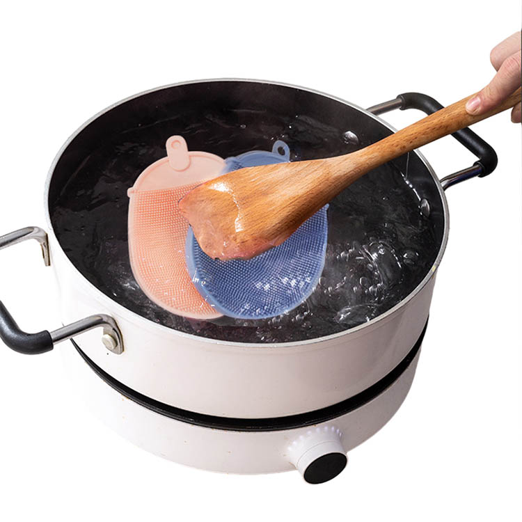 silicone dishwashing brush